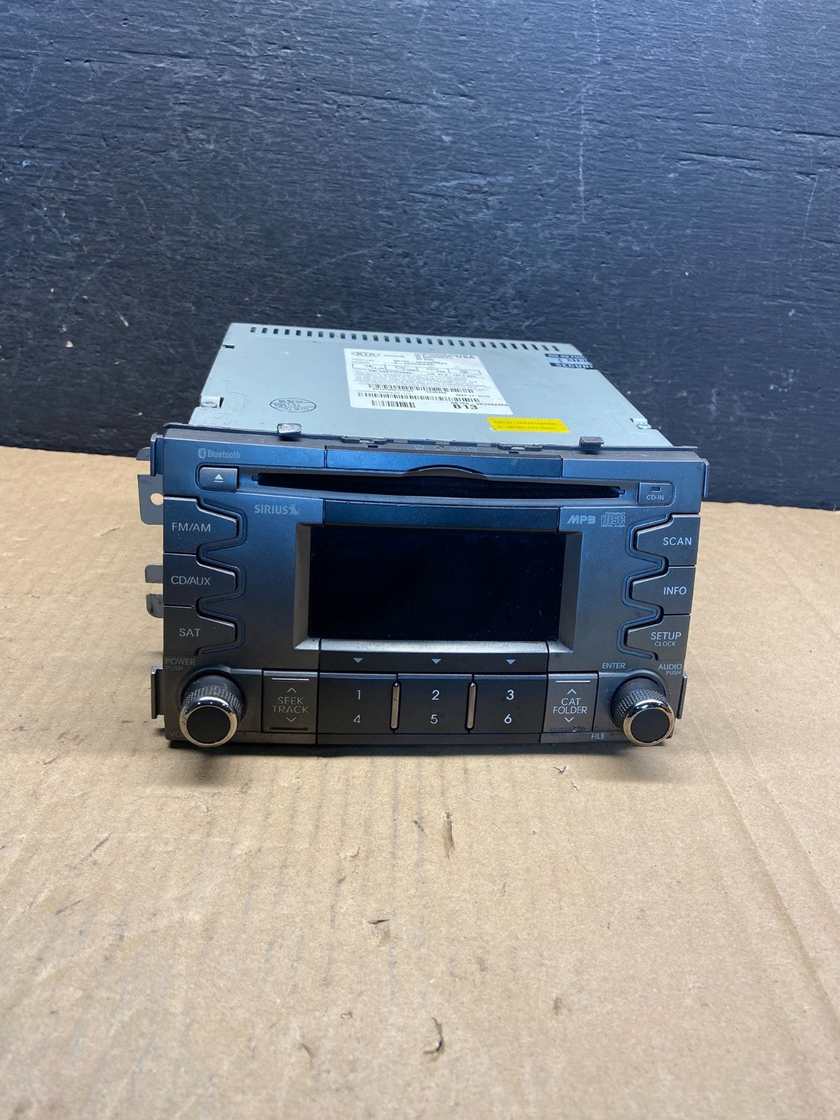 2010-2011 Kia Soul AM FM Radio Stereo Audio CD Player Receiver AG1507 DG0