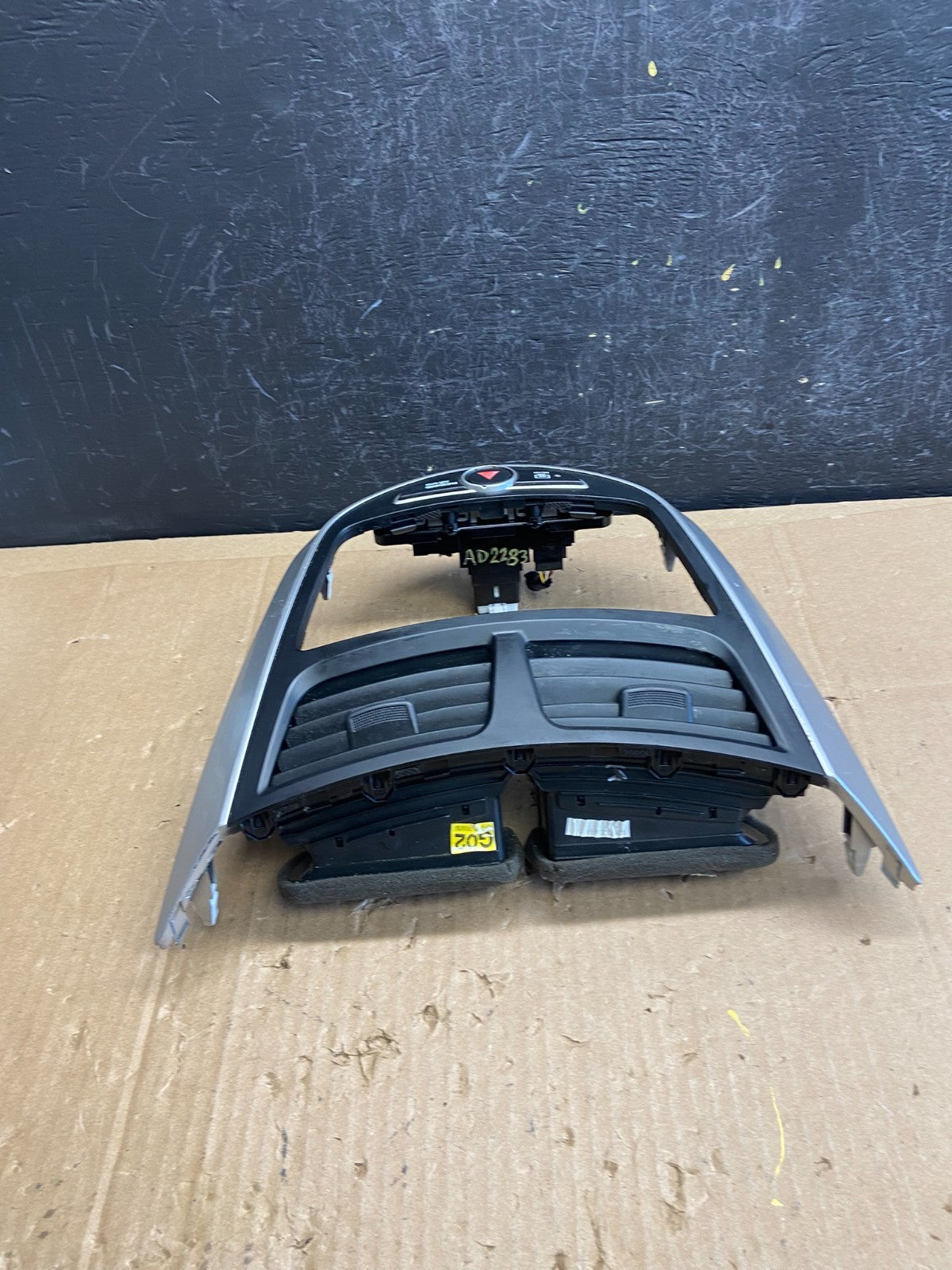 2012 to 2017 Hyundai Accent Center Radio Hazard Air Vent Bezel AD2284 DG3