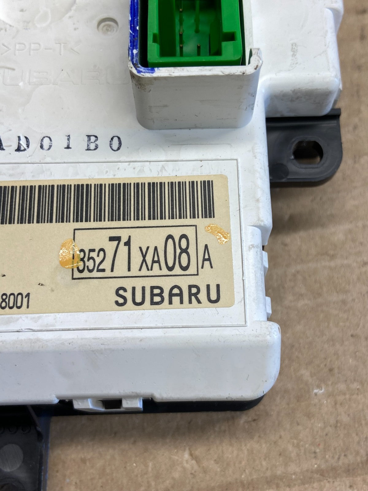 2008 2013 Subaru Tribeca Left Information Door Warning Display Screen AH1507 DG3
