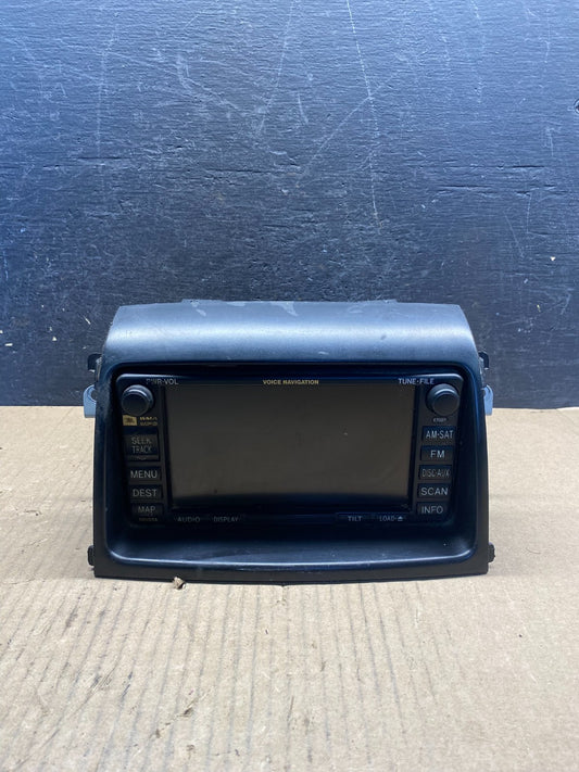2006 to 2010 Toyota Sienna AM FM CD Screen Display Radio ah1843 DG0