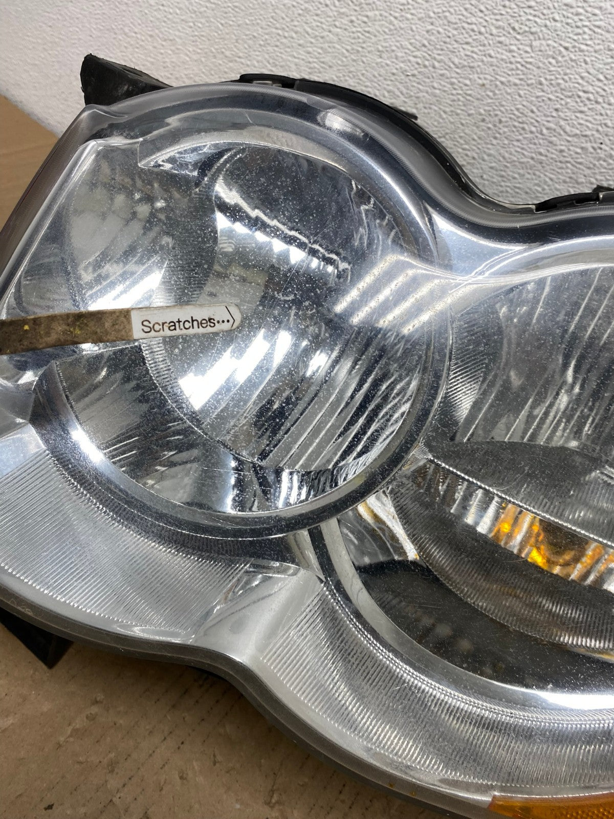 2008-2010 Jeep Grand Cherokee Left LH Driver Side Halogen Headlight AF3147 LK3