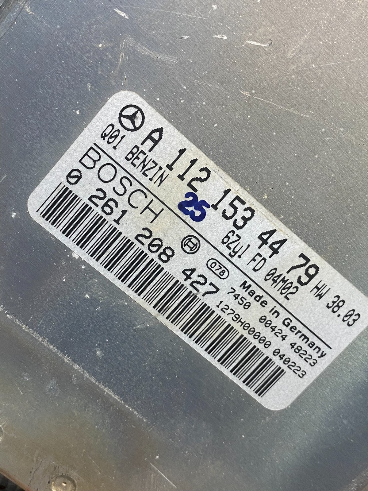 1999 to 2005 Mercedes E320 CLK320 Engine Control Unit ECU Module AH3386 DG2