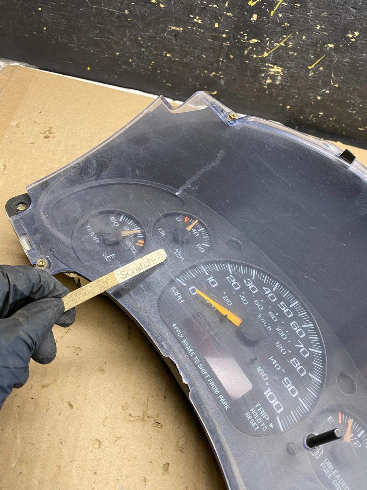 2001 to 2002 Chevrolet Express Speedometer Cluster Gauge OEM AB2099 DG1