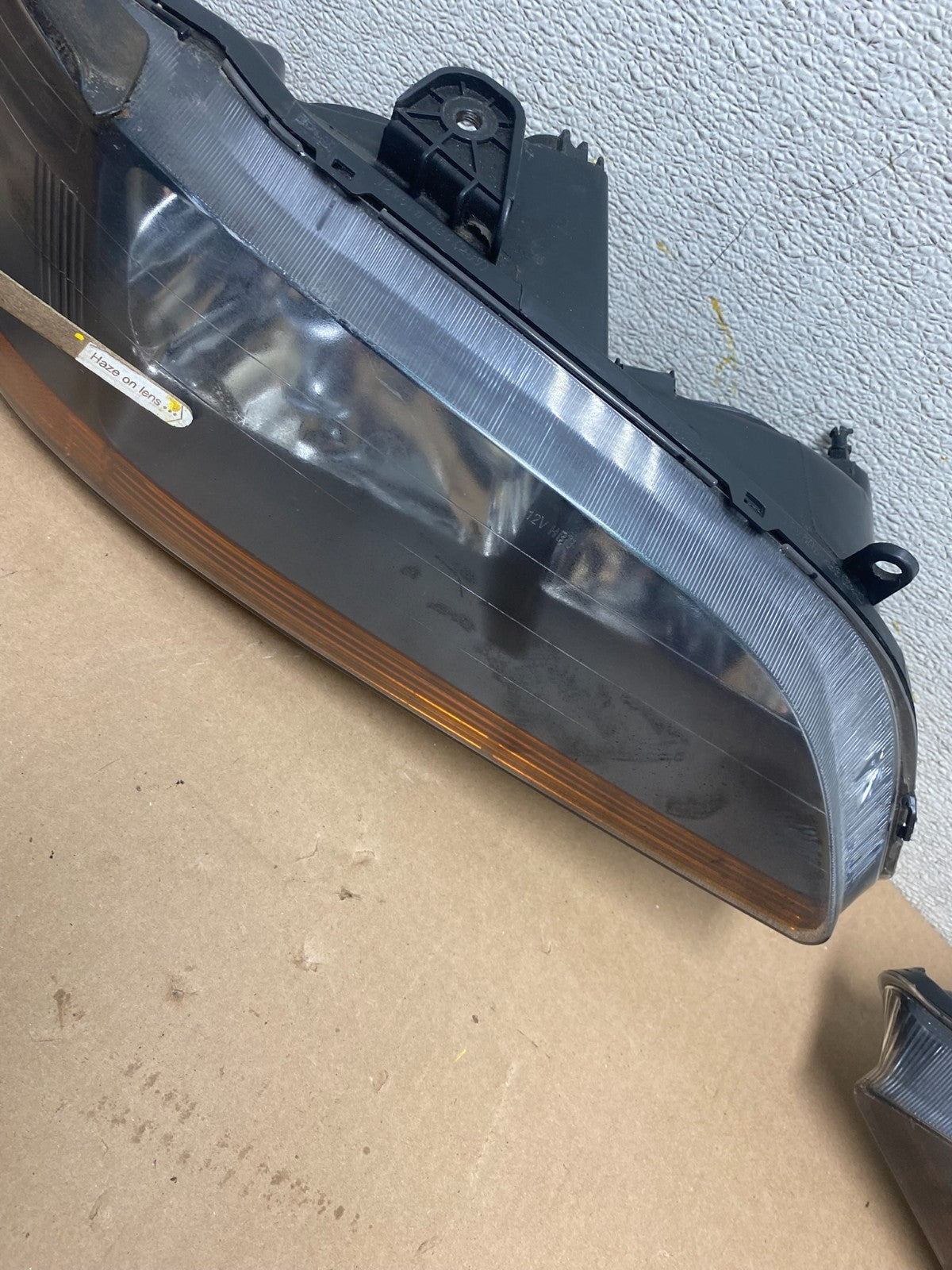 1998 to 2002 Honda Accord Black Left+Right Set Side Headlights R1157 DW4