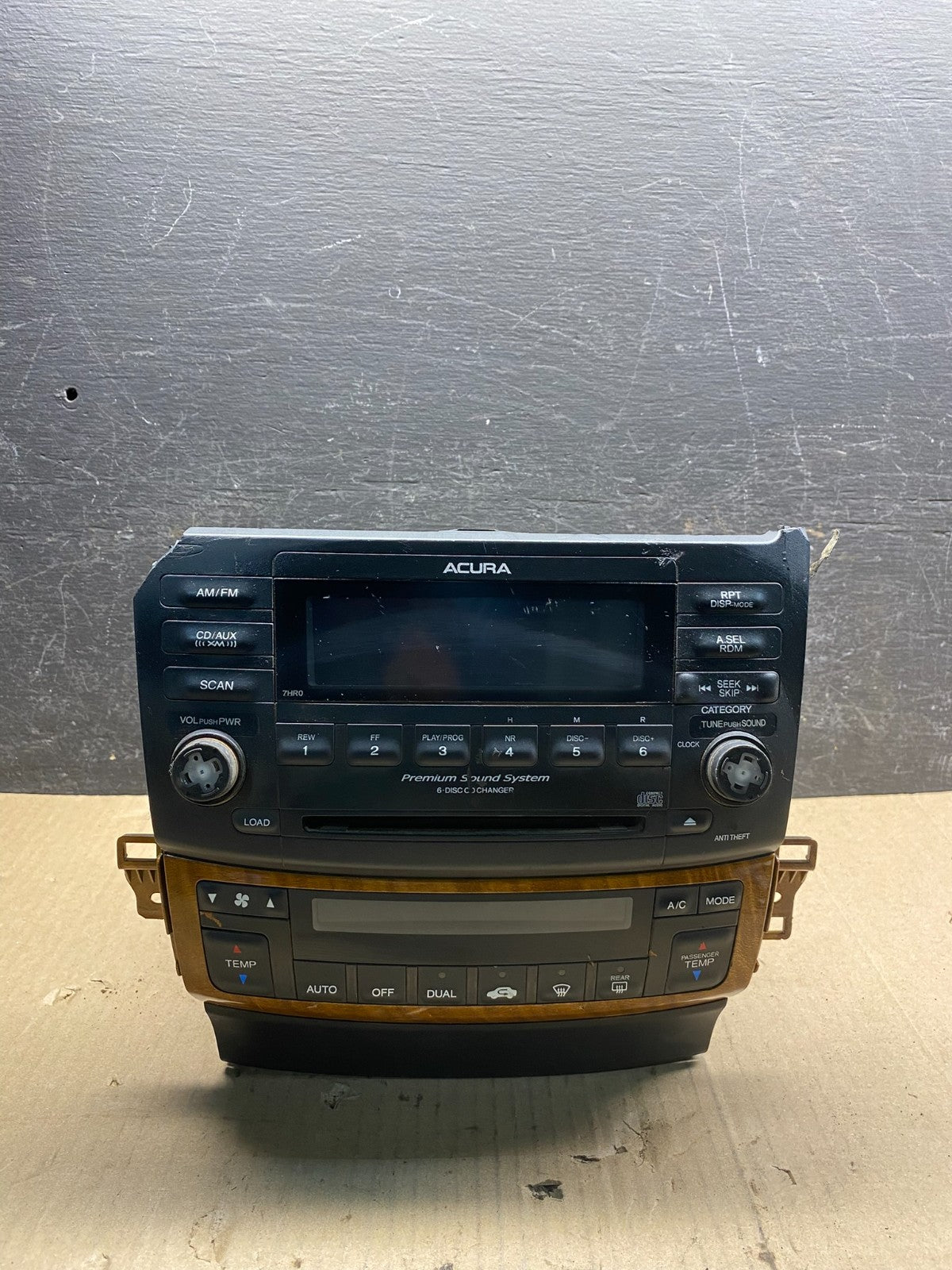 2006 2007 2008 Acura TSX Radio Climate Control AI5121 DG0