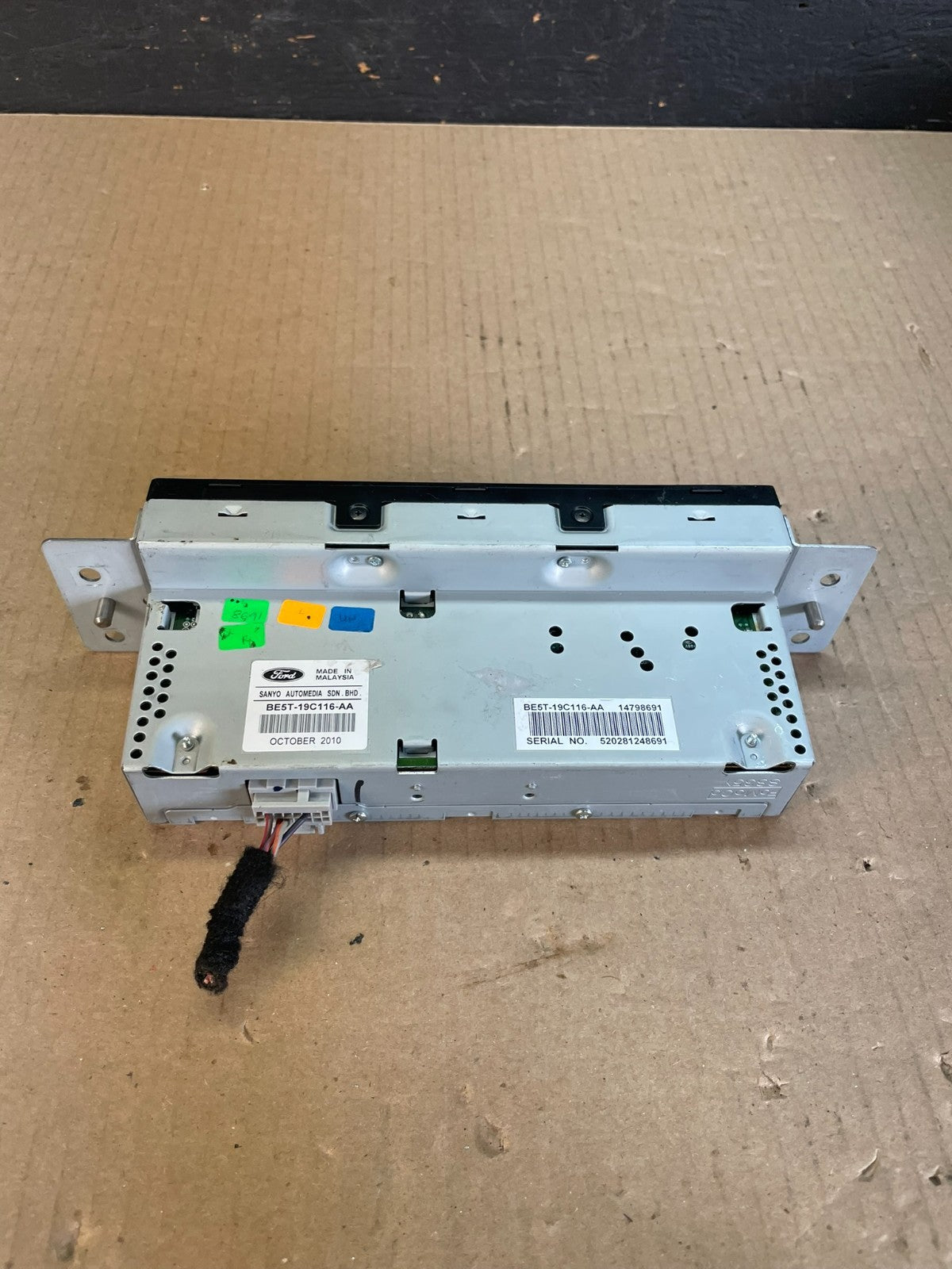 2011 2012 Ford Fusion Dash Information Display Screen ae3454 DG5