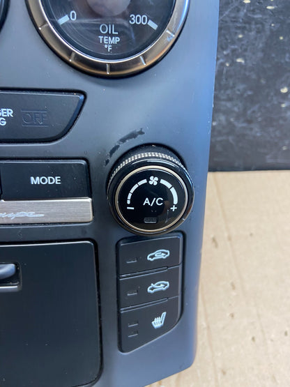 2013-2016 Hyundai Genesis Coupe AC Heater Climate Control Gauges Bezel AE3978 DG2
