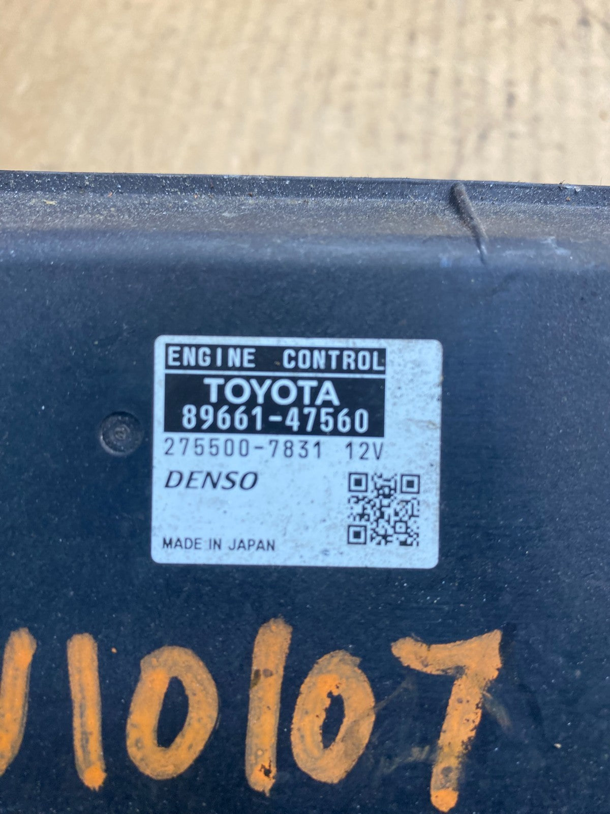 2014 Toyota Prius OEM Electronic Engine Control Module ECU ECM AC4282 DG2