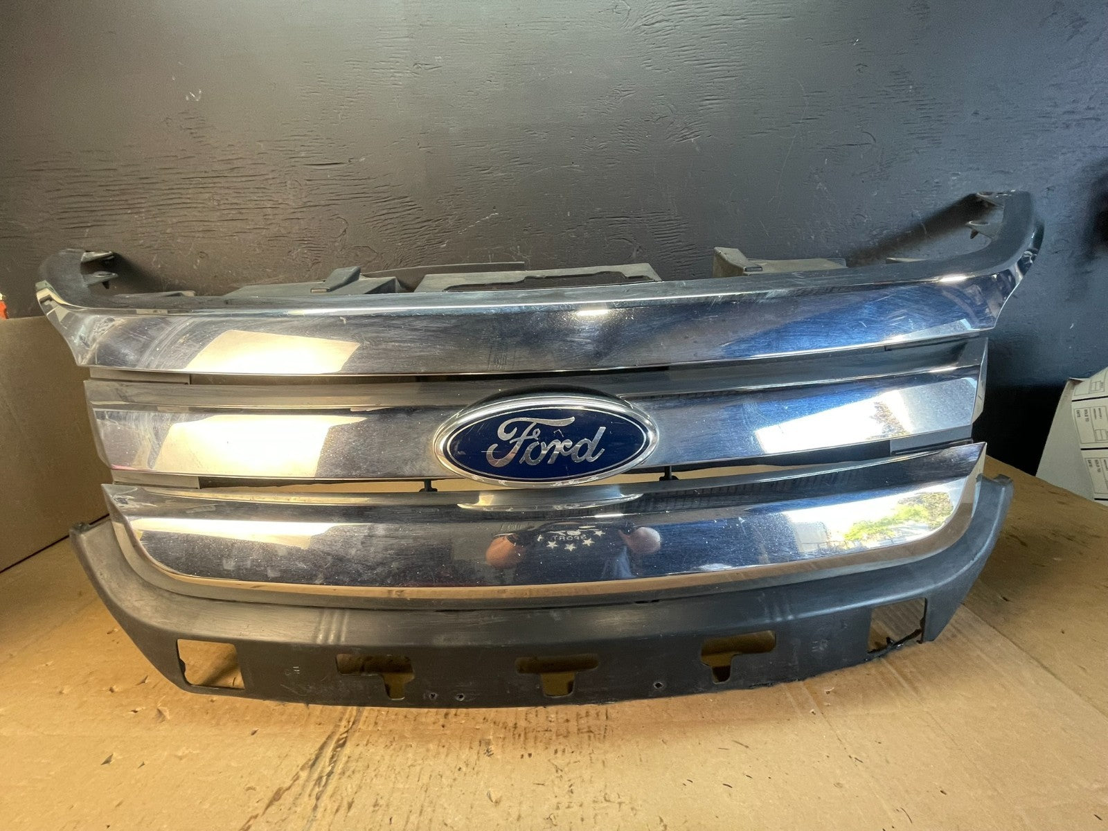 2010 2011 2012 Ford Fusion Front Upper Chrome Grill Grille ac5447 DG0