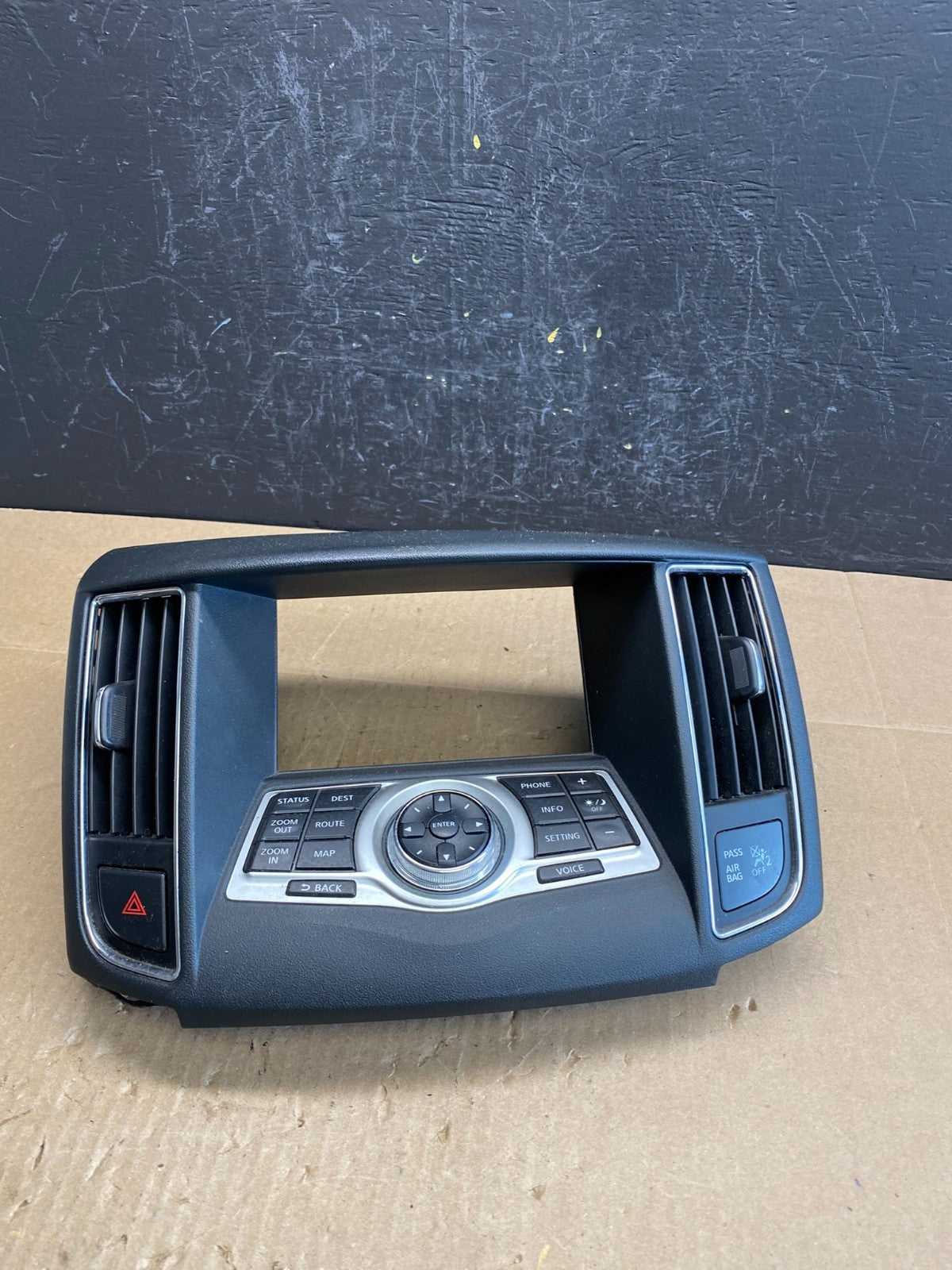 2011 2012 2013 Nissan Maxima Radio Audio Panel Control Bezel Trim AC6335 DG0