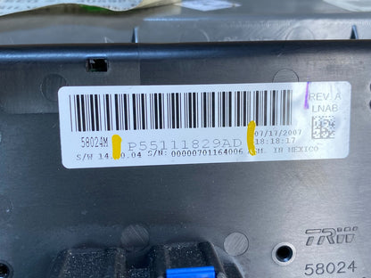 2008 to 2012 Jeep Liberty Dash Climate Temperature Control Radio Bezel T1653 DG5