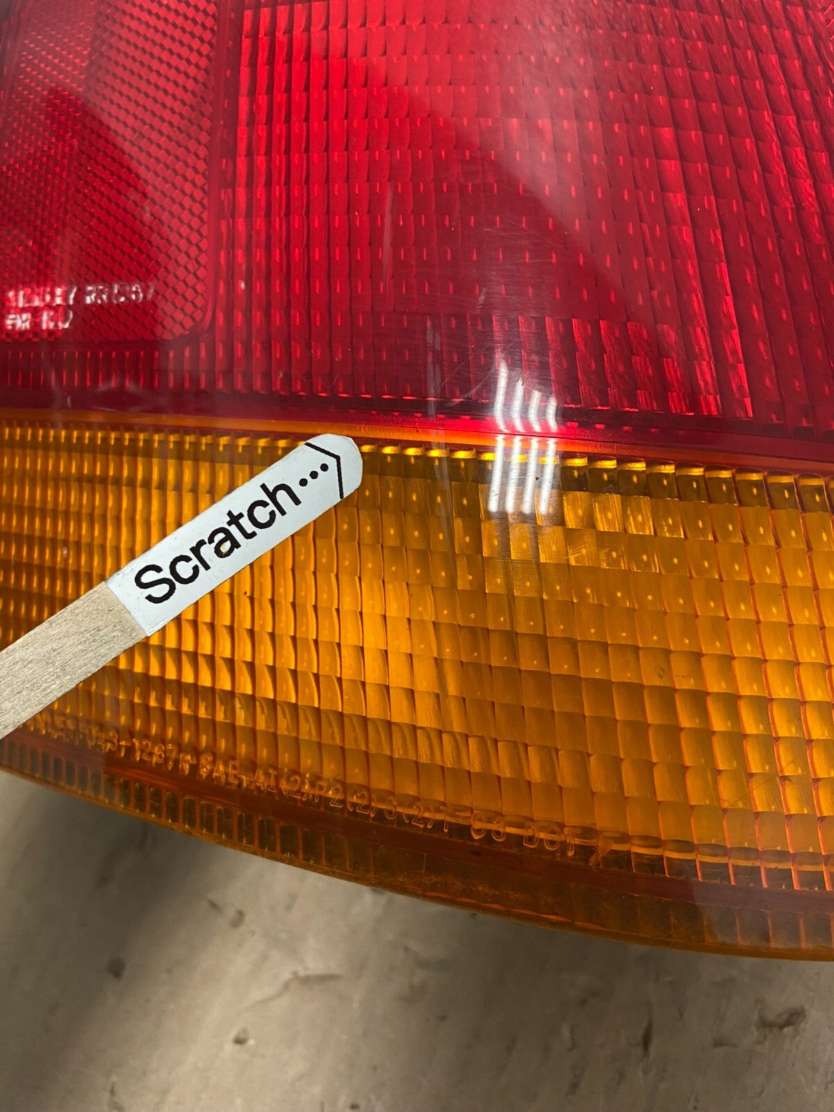 1996-1998 Honda Civic Coupe 2-Dr Right Passenger Tail Light D8991 OEM3