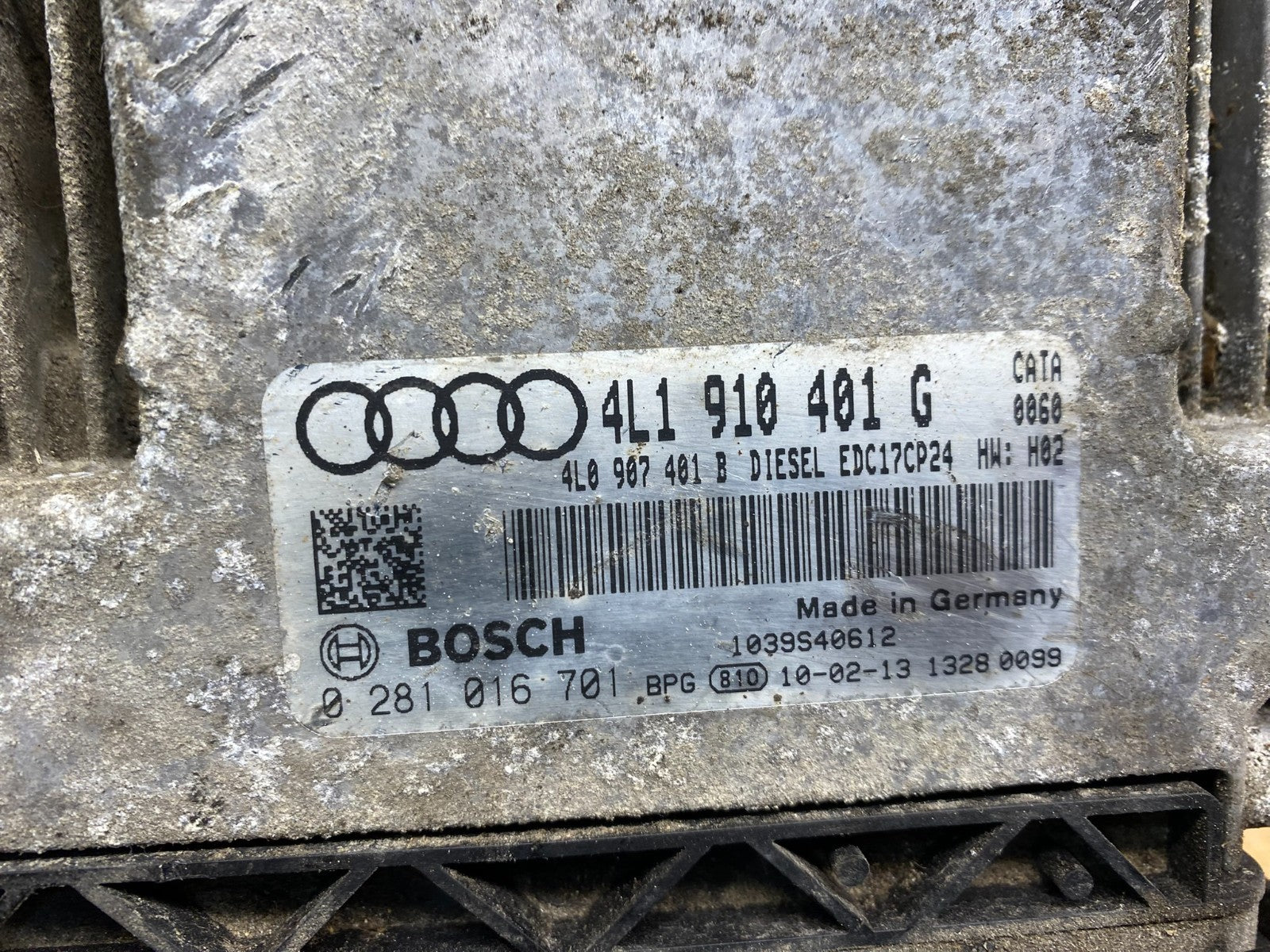 2010 2011 2012 Audi Q7 3.0L Engine Computer Ecu Pcm Ecm Pcu Oem OEM r4569 DG4
