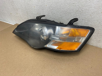 2006 to 2007 Subaru Legacy Left Driver LH Side Black Headlight Oem i2366 DG1