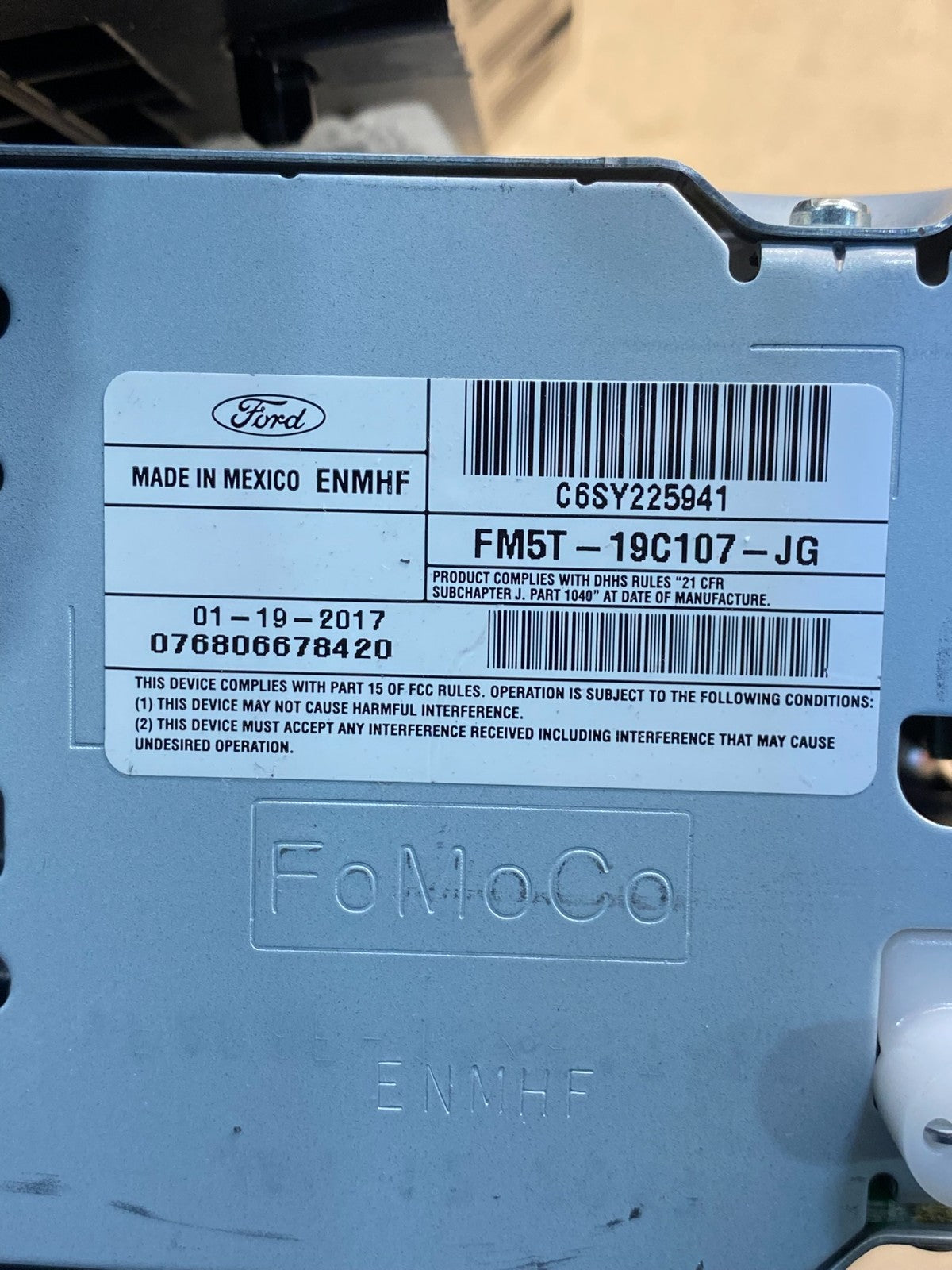 2015 2016 2017 Ford Focus Fusion Radio Screen Receiver AM FM CD MP3 AG3226 MS5