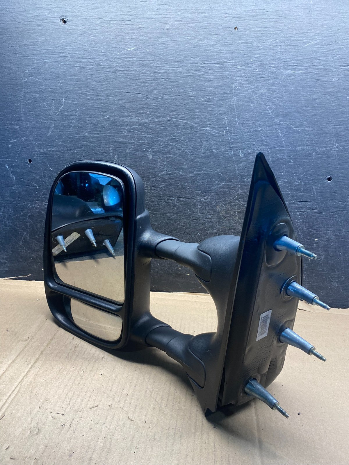 2002 to 2008 Ford E150 Van Left Driver Side Door View Two Arm Mirror AJ0513 DG9