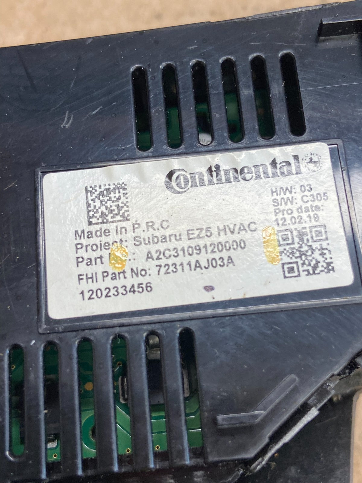 2010 - 2014 Subaru Outback Legacy A/C Heater Climate Control Unit af1996 DG4