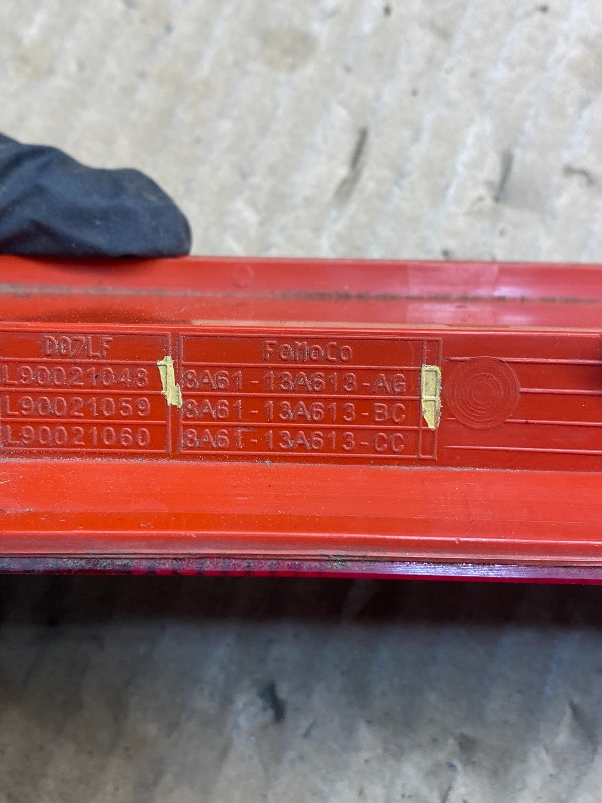 2012 to 2017 Ford Focus SE Trunk Lid Hatch 3rd Brake Light AI4869 DG5