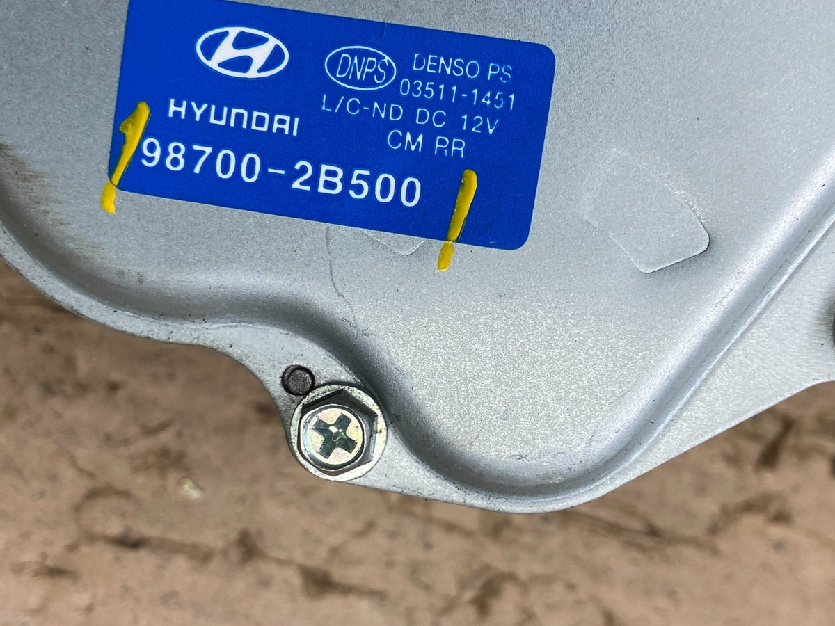 2010 - 2012 Hyundai Santa Fe Rear Glass Windshield Wiper Motor t8692 DG5