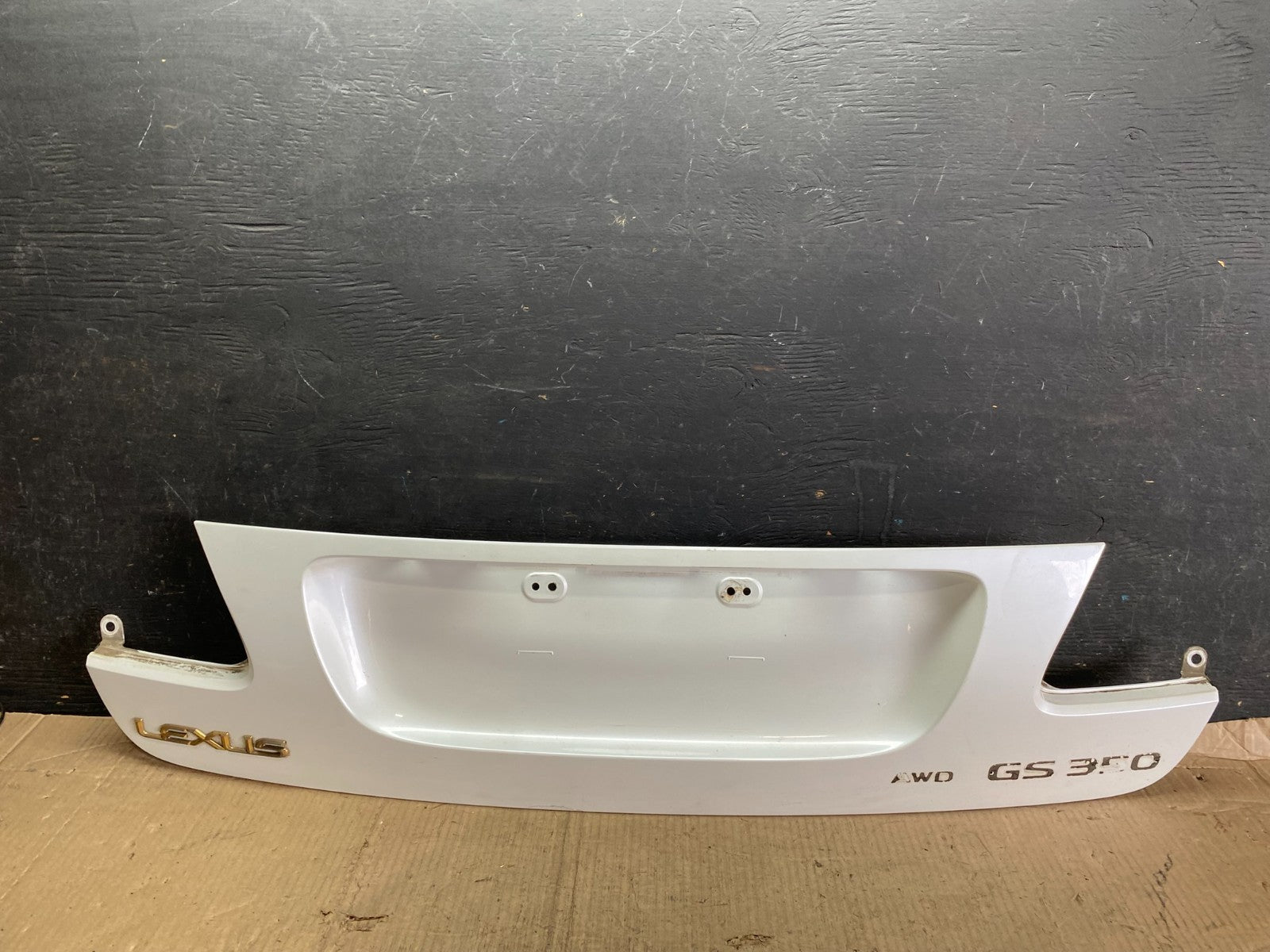 2007-2011 Lexus GS350 Trunk License Plate Trim Panel Cover 76801-30140 p3795 DG0