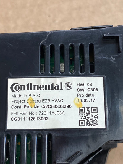 2010 - 2014 Subaru Outback Legacy A/C Heater Climate Control Unit AF2403 DG5