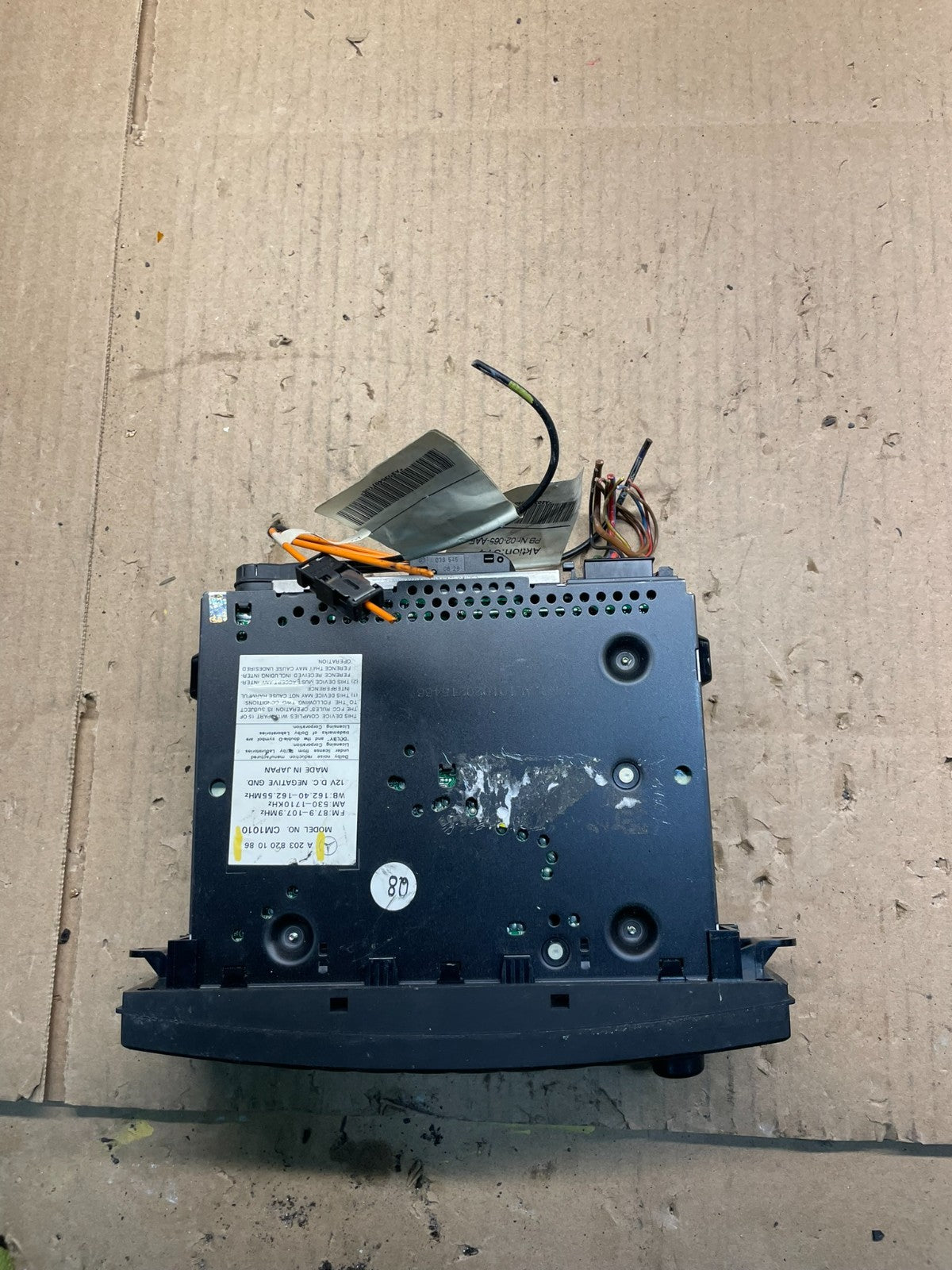 2001-2004 Mercedes W203 C230 CLK320 Radio Stereo Audio AM FM Unit V6578 DG5