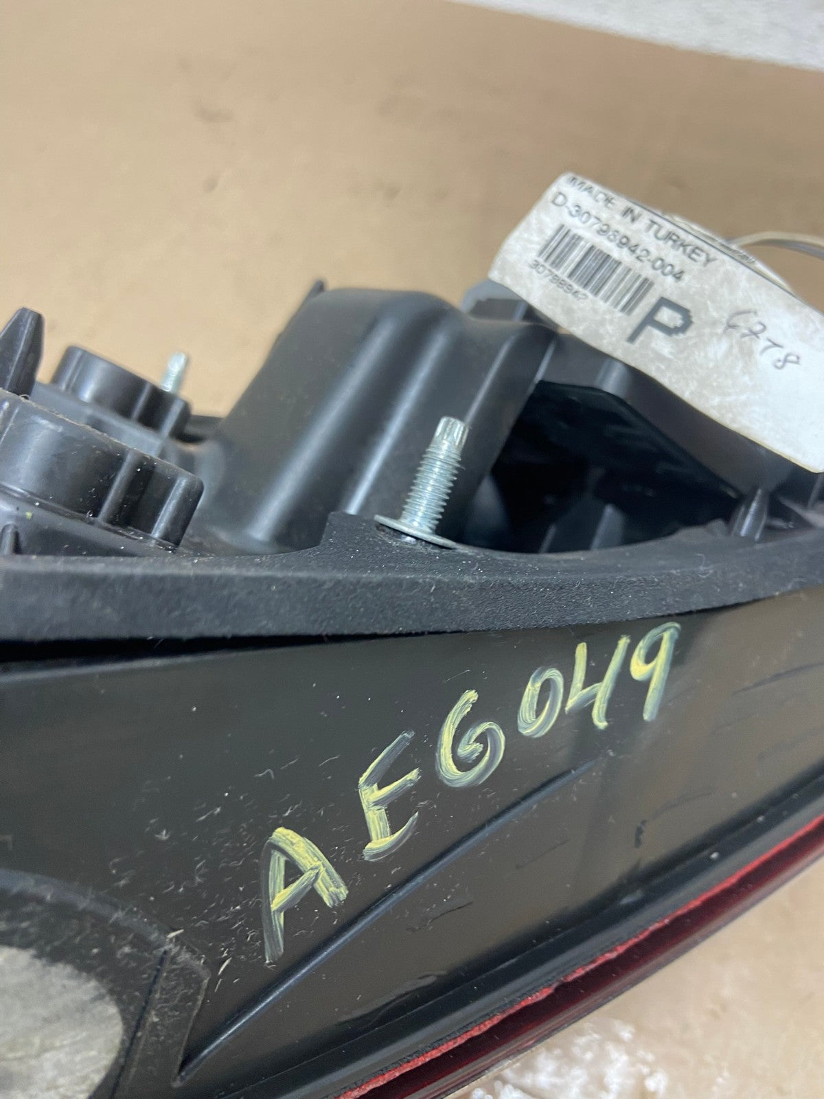 2007 to 2013 Volvo S80 Left Driver LH Side Tail Light AE6049 LK7