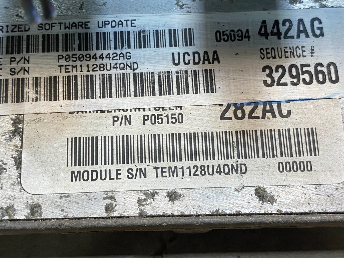 2008 Dodge Ram 1500 5.7L ECU ECM Engine Control Computer p05094442ag AG9398 DW2