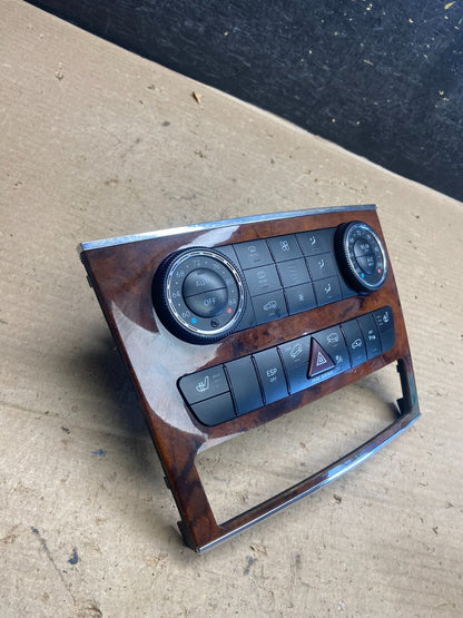 2007-2012 Mercedes X164 GL350 GL450 Climate Control Bezel Wood Switch AH5366 DG1