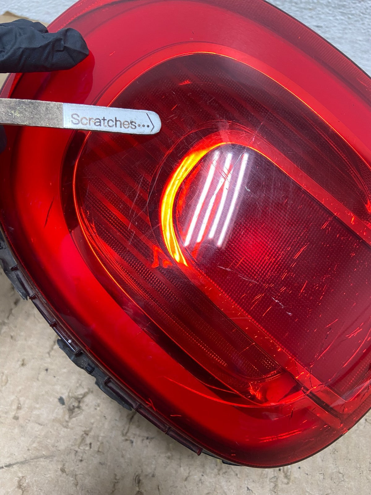 2014 to 2017 Fiat 500L Left Driver LH Side Tail Light AF8390 DG3