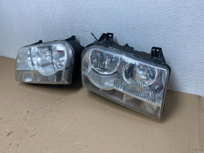 2005 2006 2007 Chrysler 300 Left+Right Halogen Headlights AE7221 DW1