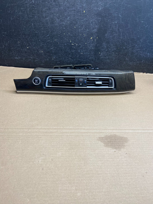 2009-2015 Bmw 7 F01 F02 Center Dash AC Vents Start Button Trim Bezel AH1240 DG0