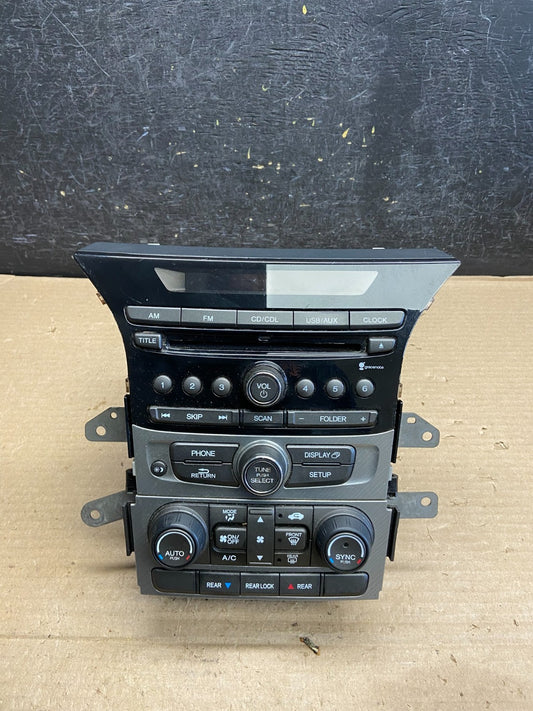 2013 to 2015 Honda Pilot AM FM CD Audio Radio Player Climate Control AH3719 DG0
