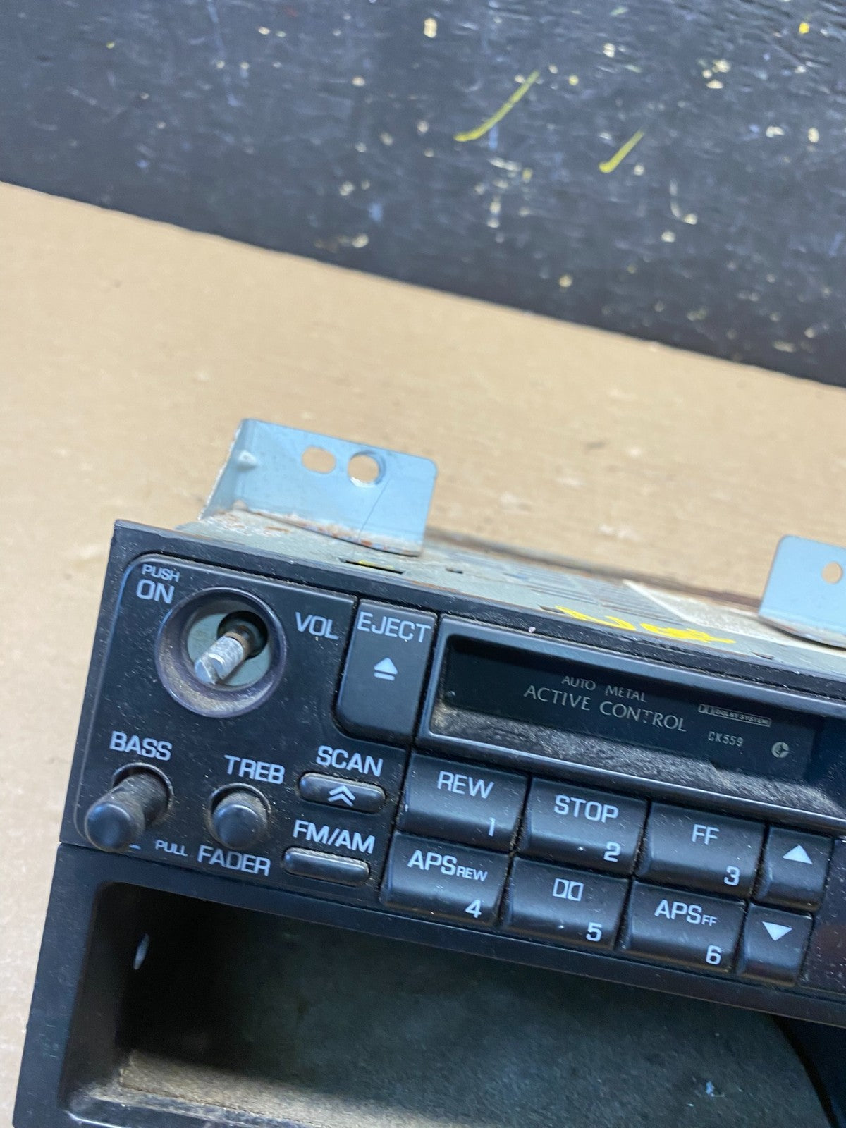 1990 to 1992 Infiniti M30 Infiniti Black AM FM Radio Cassette Player S6549 PS3