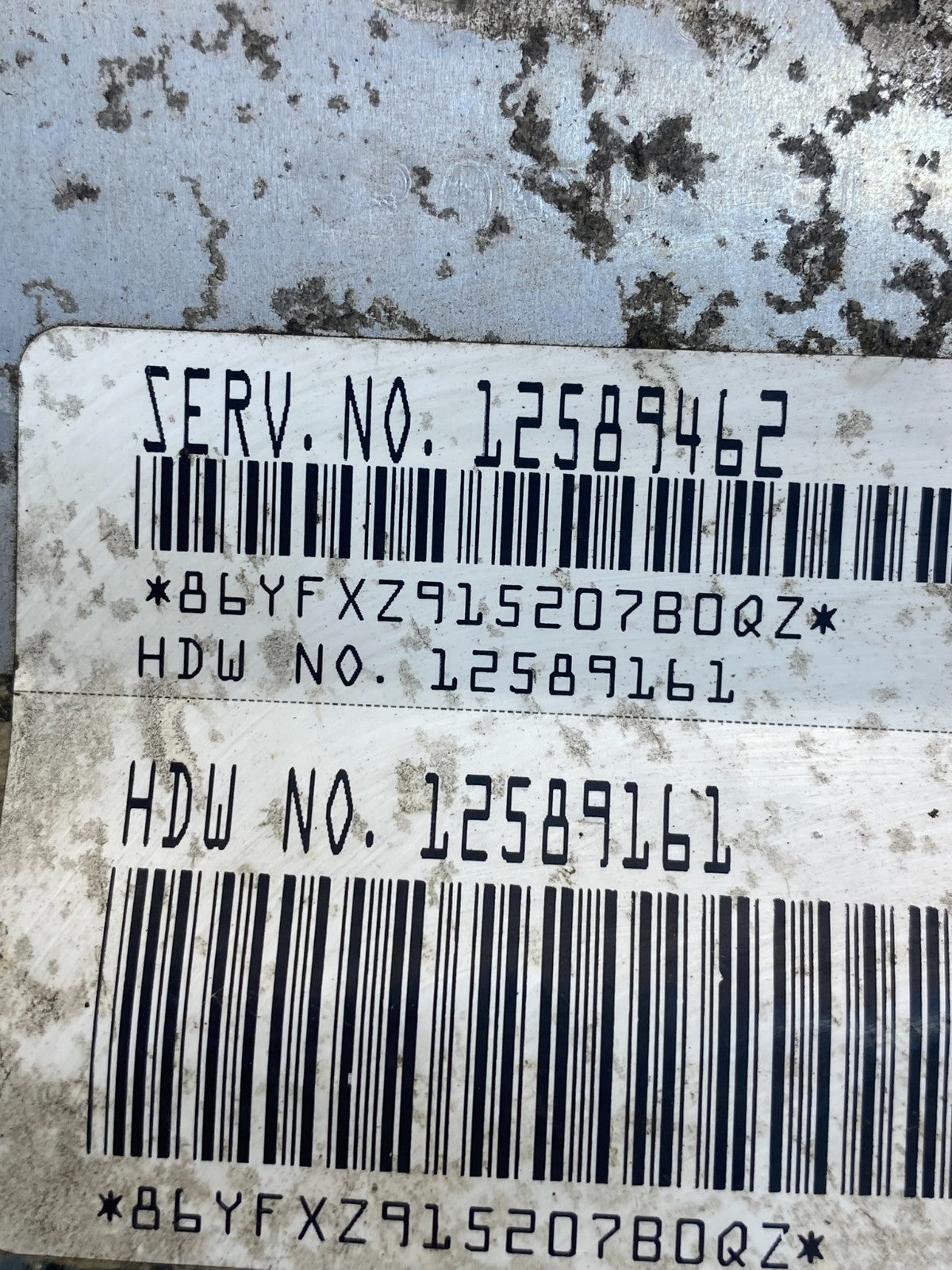 2005 Chevrolet Astro Ecu Engine Control Module Unit Ecm 12589462 AF6808 DW2