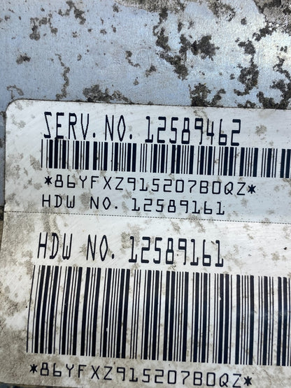 2005 Chevrolet Astro Ecu Engine Control Module Unit Ecm 12589462 AF6808 DW2