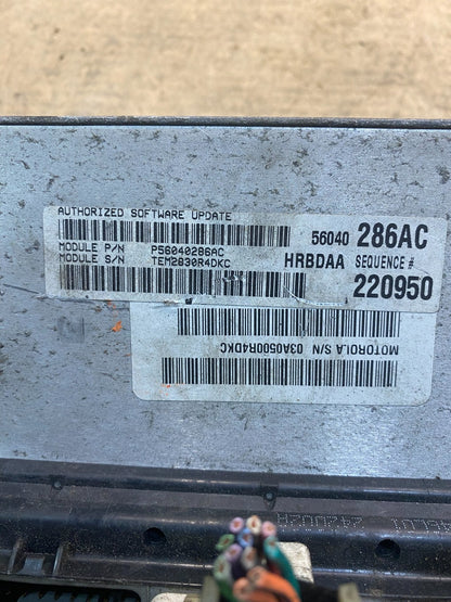 2001 Dodge Ram 1500 Engine Computer 5.9L ECM ECU OEM aa2812 DG4