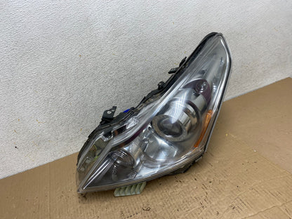 Sedan 4Door 2010 to 2013 Infiniti G37 Left Driver Headlight Xenon AI1354 DW2