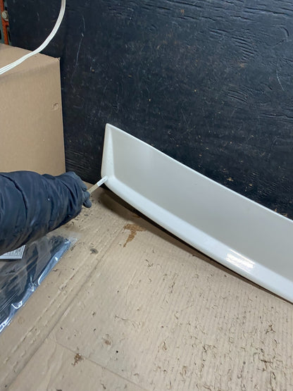 2003 to 2007 Cadillac CTS Trunk Spoiler Wing White OEM X8234 PS3