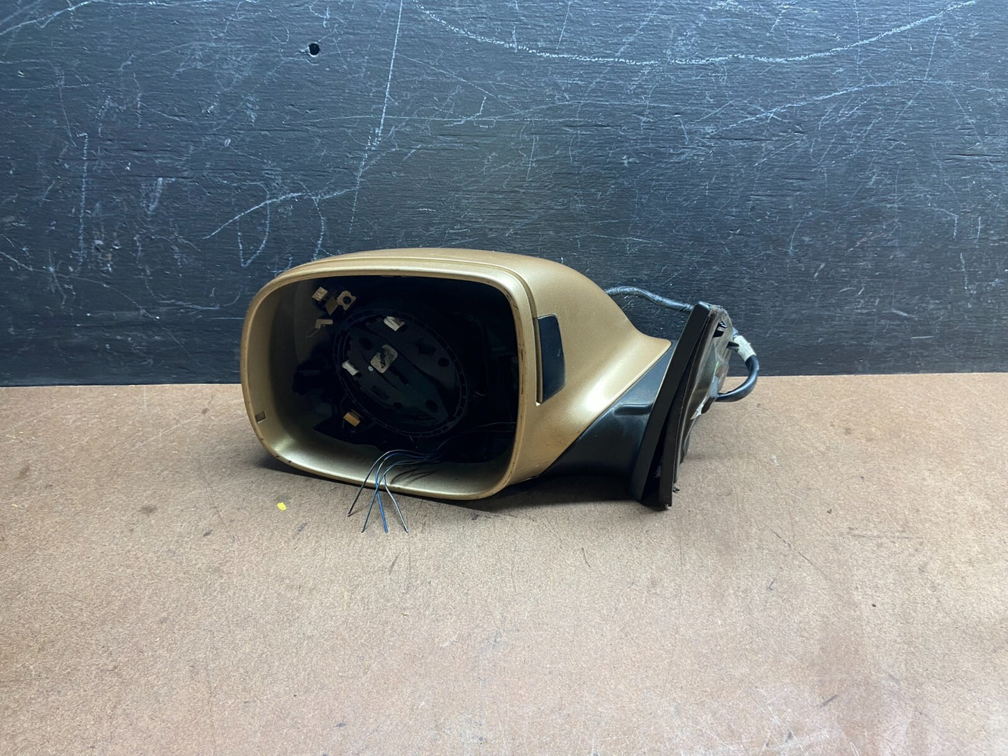2007 2009 Audi Q7 Left Lh Side View Heated Door Mirror Blind Spot i1850 DG2