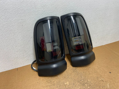 1994 to 2001 Dodge Ram 1500 Left+Right Black Tail Lights AE2663 DG2