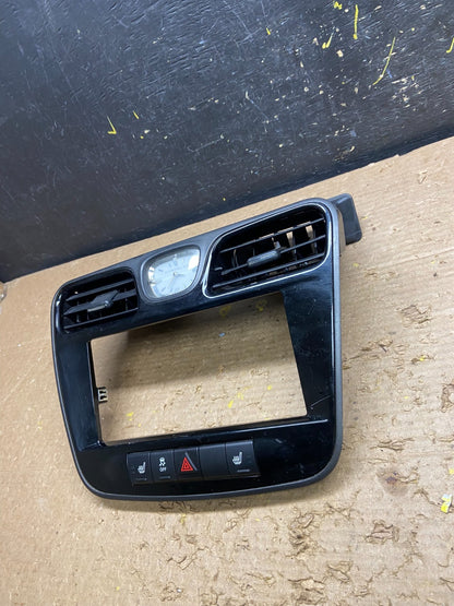 2011-2014 Chrysler 200 Dash Radio Bezel Trim Clock Hazard Bezel W6406 DG3