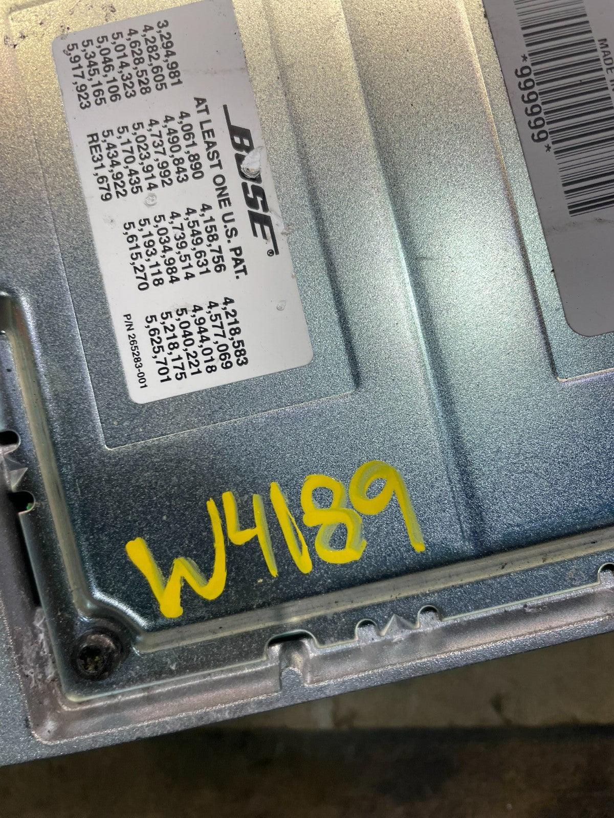 2009 to 2014 Nissan Maxima Radio Audio System Amplifier Module AMP W4189 DG4