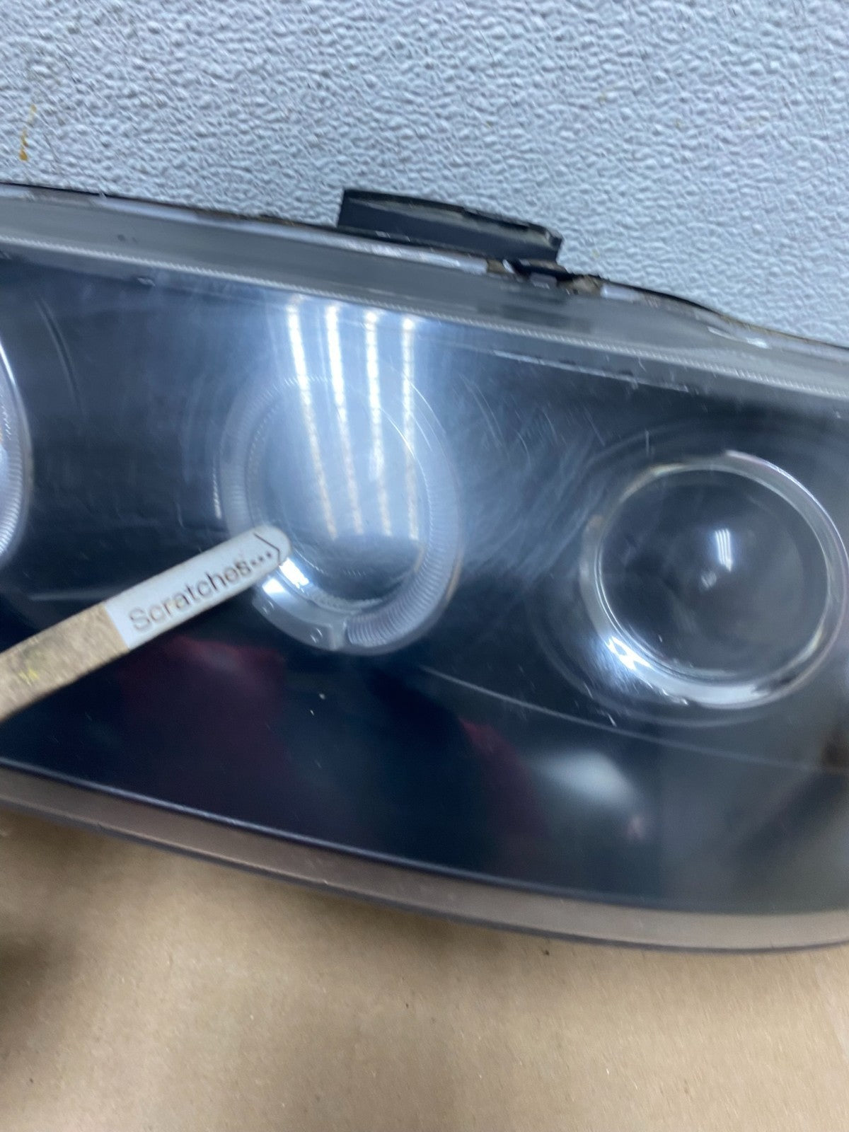1998-2002 Honda Accord Black Left+Right Set Side LED Black Headlights AE7257 DW4