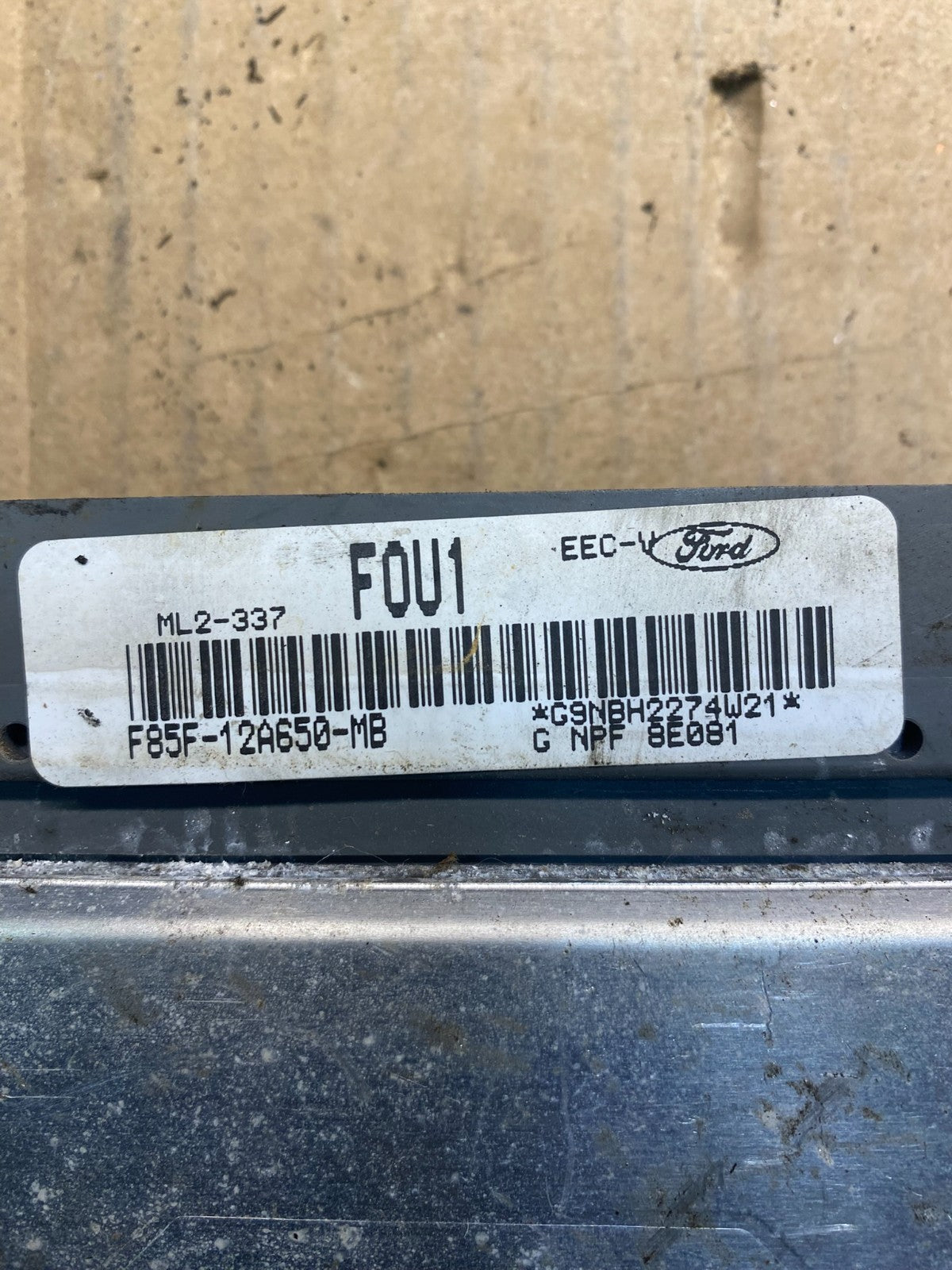 1997 1998 Ford F150 F250 4.6L Engine Control Unit ECU Computer Module AB4335 DG2