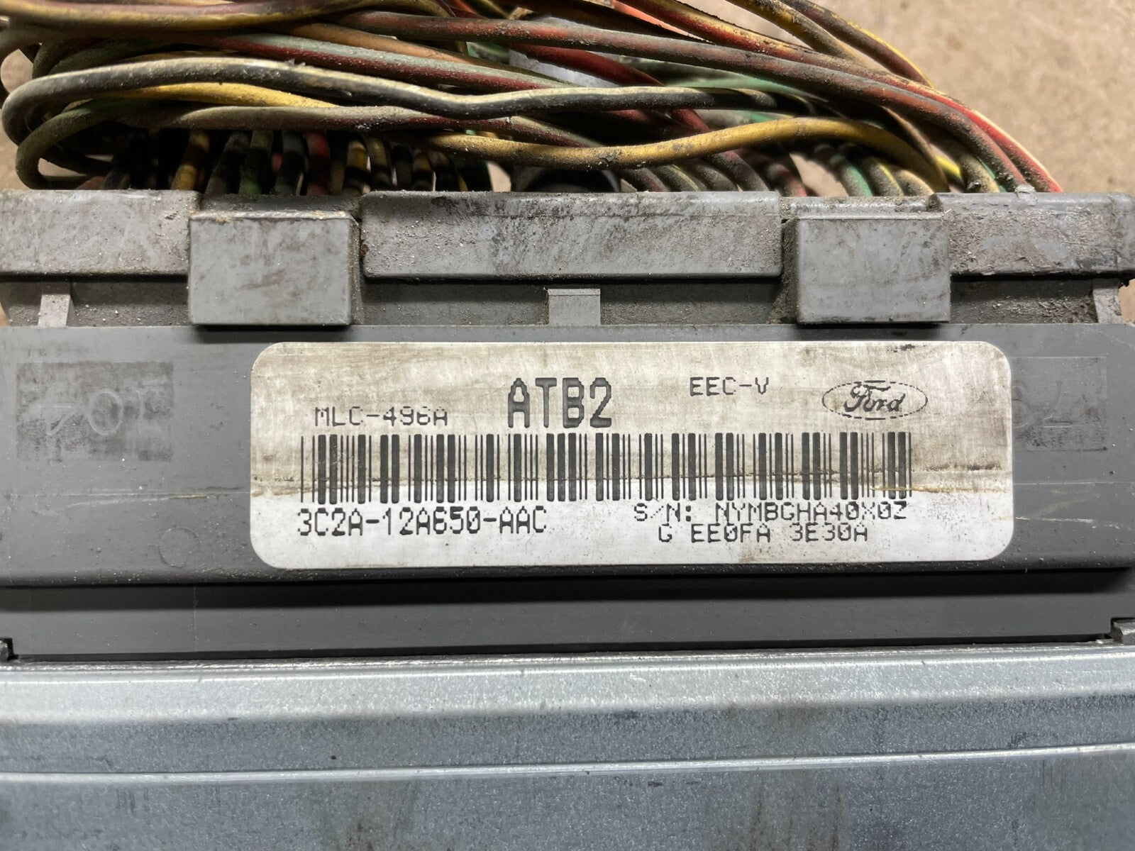 2003 Ford E-Series 4.6L Van Engine Control ECU Computer 3C2A-12A650-AA N1846 PS2