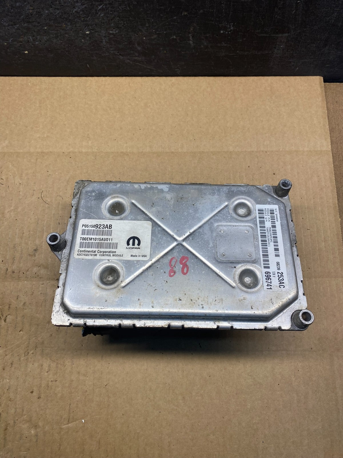 2015 Dodge Journey 3.6L ECU ECM Engine Computer Module AG9549 DW1