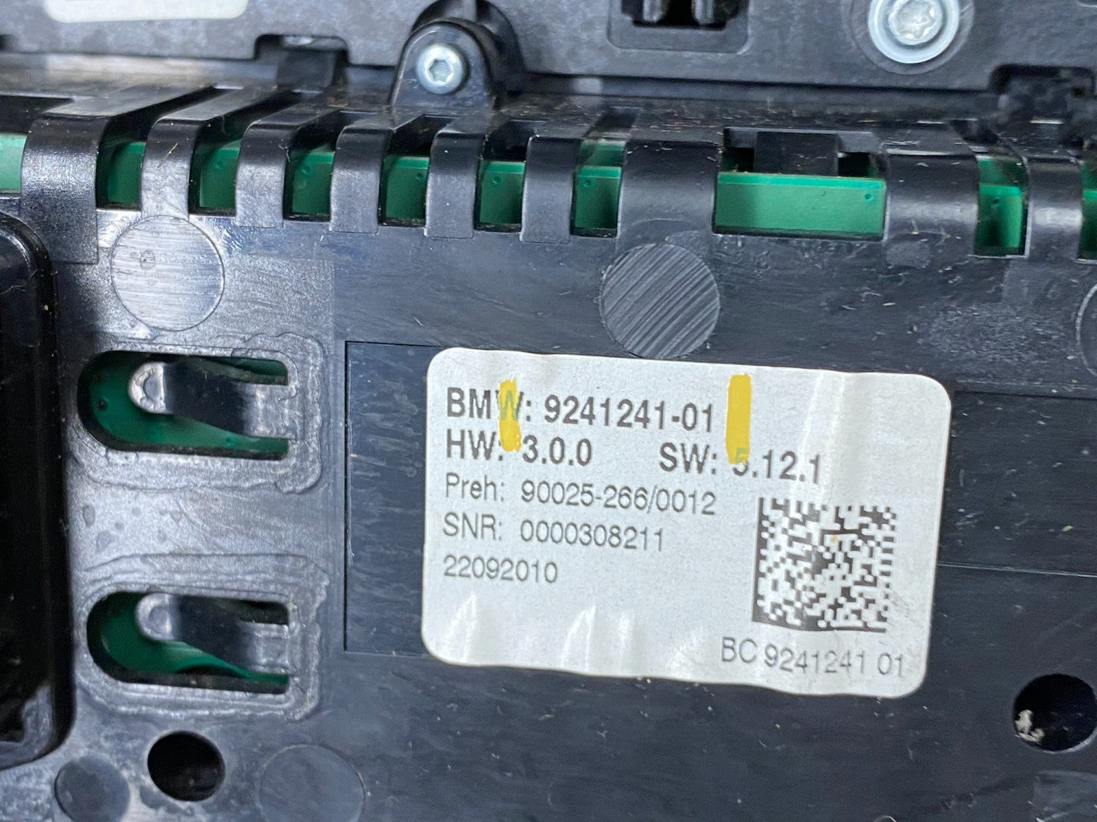 2011 to 2016 Bmw 528i Ac Heater Radio Panel Climate Control 9241241-01 Z9744 DG6