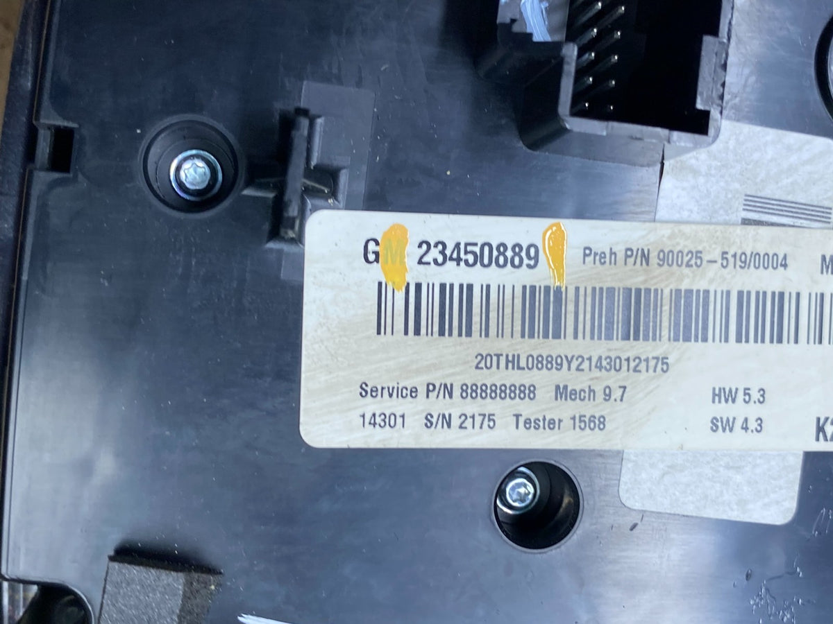2012-2015 Chevy Equinox Terrain Radio Face Climate Control Panel Bezel AJ1350 DG5