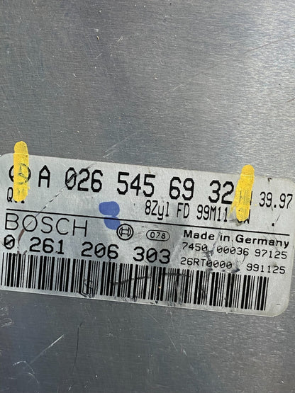 2003 to 2006 Mercedes S430 SL500 ECU ECM Engine Control Module Unit OE ah9598 DG2